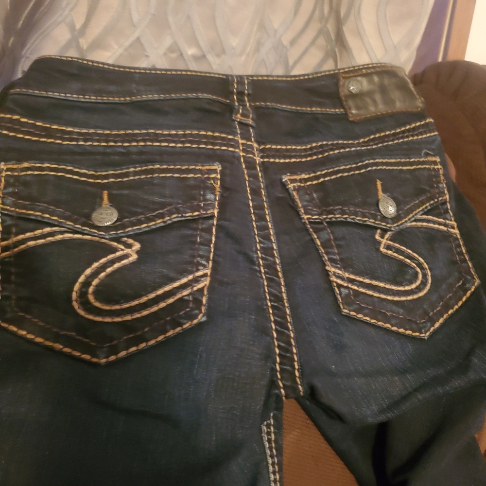 Silver jeans